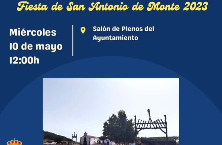 Subasta de kioscos e inscripción de concursos San Antonio del Monte 2023