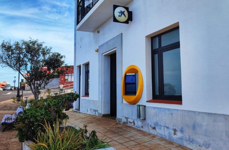 Garafía pide a La Caixa que arregle el único cajero automático que tiene el municipio