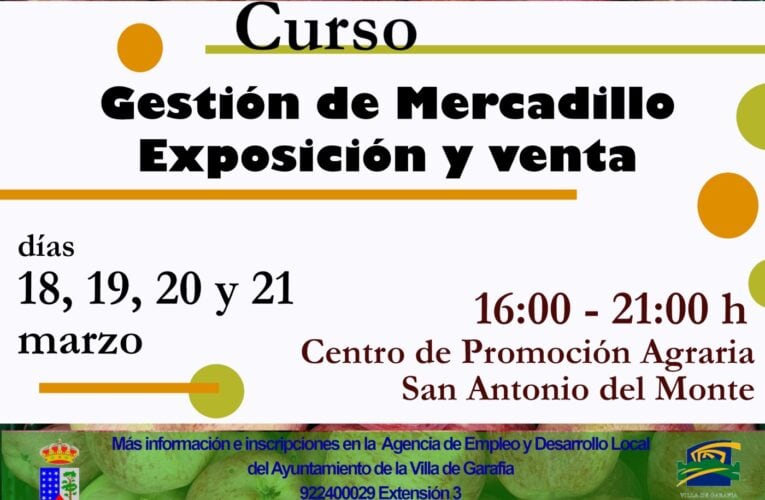 Curso «Gestión de mercadillo. Exposición y Venta»