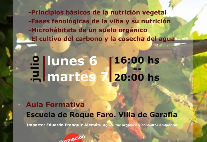 Taller formativo «Viticultura regenerativa»