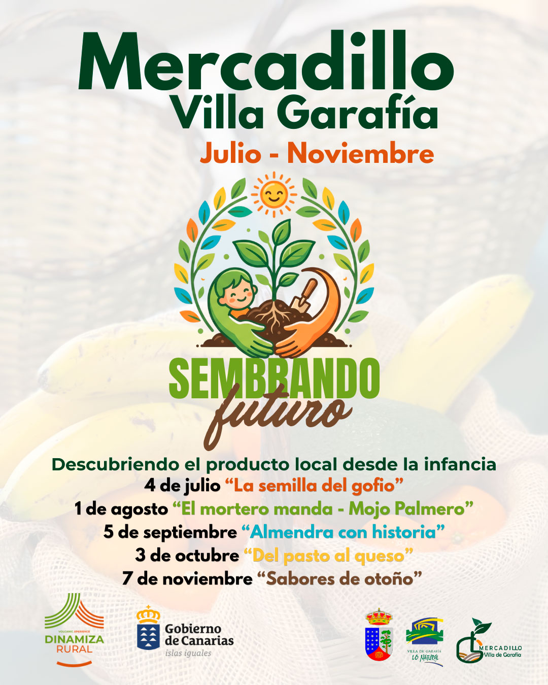 Garafía acerca el producto local a la infancia con el proyecto "Sembrando Futuro"